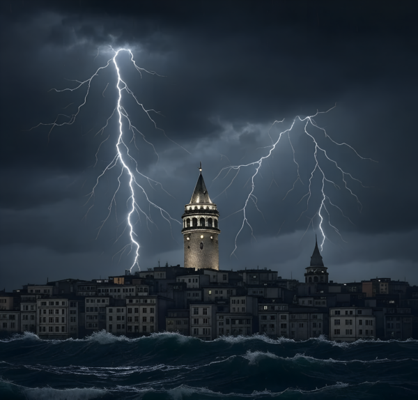 İstanbul’da Yarın Yağış ve Fırtına Bekleniyor!